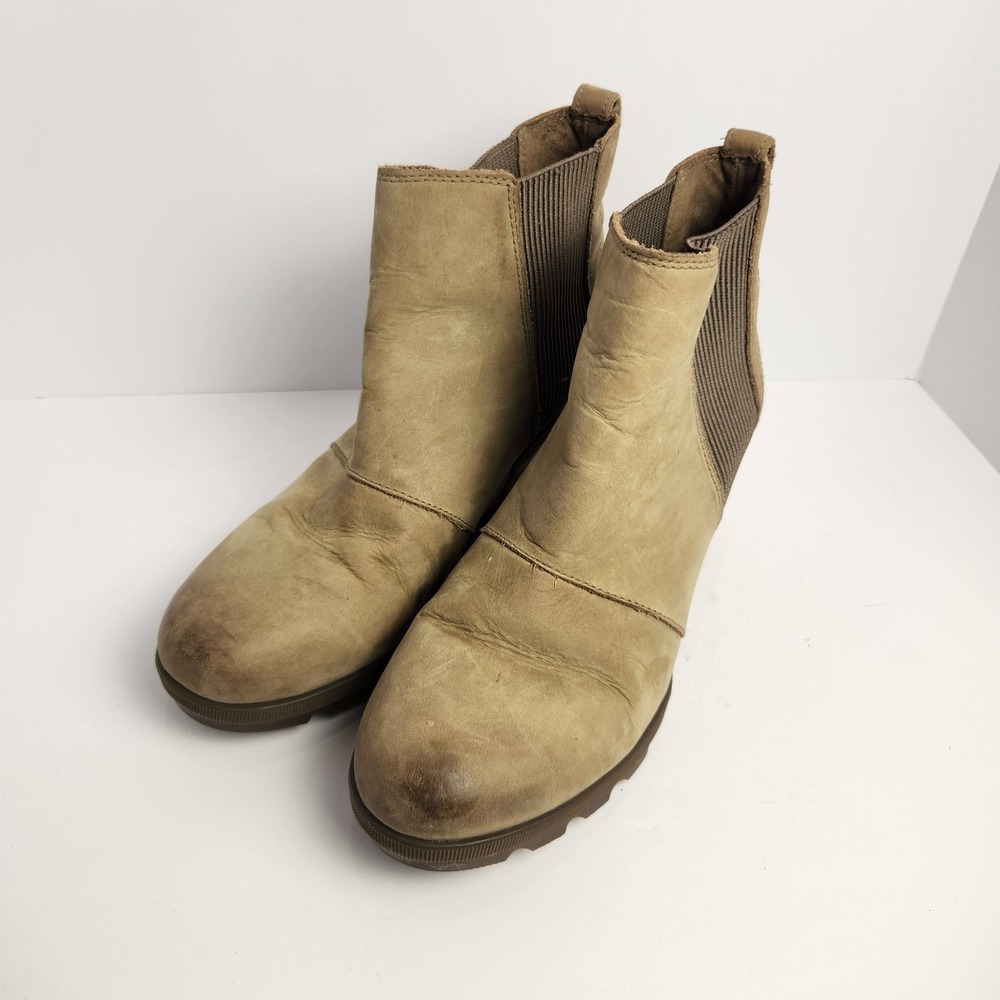Sorel Joan Of Arctic Wedge II Boots Light Green Size 10.5